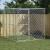 Padoc de exterior pentru câini argintiu 2x2x2 m oțel galvanizat GartenMobel Dekor