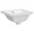 Chiuvetă de baie albă 30,5x27x14 cm, ovală, ceramică GartenMobel Dekor