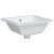 Chiuvetă de baie, alb, 36x31,5x16,5 cm, pătrată, ceramică GartenMobel Dekor