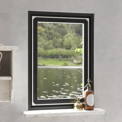 Plasă insecte magnetică pentru ferestre, alb, 80x120 cm GartenMobel Dekor