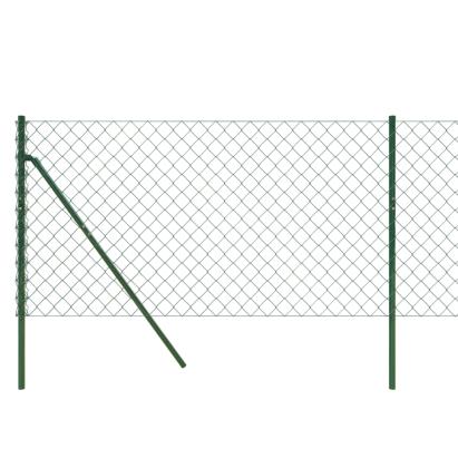 Gard de plasă de sârmă, verde, 1x10 m GartenMobel Dekor