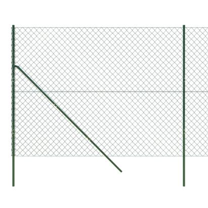 Gard de plasă de sârmă, verde, 1,4x10 m GartenMobel Dekor