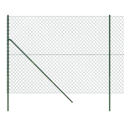 Gard de plasă de sârmă, verde, 1,6x10 m GartenMobel Dekor