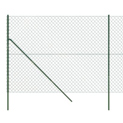 Gard de plasă de sârmă, verde, 2,2x10 m GartenMobel Dekor