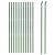 Gard plasă de sârmă, verde, 2x25 m, oțel galvanizat GartenMobel Dekor