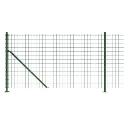 Gard plasă de sârmă cu bordură, verde, 0,8x10 m GartenMobel Dekor