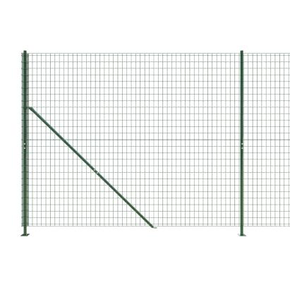 Gard plasă de sârmă cu bordură, verde, 1,4x25 m GartenMobel Dekor