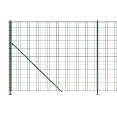 Gard plasă de sârmă cu bordură, verde, 1,6x25 m GartenMobel Dekor