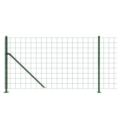 Gard plasă de sârmă cu bordură, verde, 1,1x10 m GartenMobel Dekor
