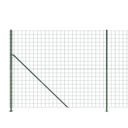 Gard plasă de sârmă cu bordură, verde, 1,4x10 m GartenMobel Dekor