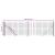 Gard plasă de sârmă cu bordură, verde, 1,1x25 m GartenMobel Dekor