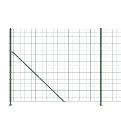 Gard plasă de sârmă cu bordură, verde, 1,4x25 m GartenMobel Dekor