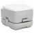 Toaletă portabilă de camping, gri și alb, 10+10 L, HDPE GartenMobel Dekor