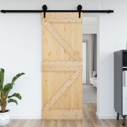 Ușă „NARVIK”, 85x210 cm, lemn masiv de pin GartenMobel Dekor