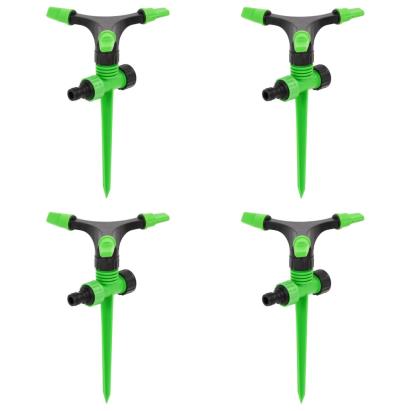 Aspersoare rotative 4 buc. verde și negru 16x13,5x25,5cm ABS&PP GartenMobel Dekor