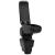 Cotieră auto, negru, 11x35x(32-49) cm ABS GartenMobel Dekor