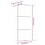 Paravan de duș walk-in auriu, 90x195 cm sticlă ESG transparentă GartenMobel Dekor