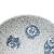 Lavoar de blat, gri și albastru, 47x33x13 cm, ceramică, oval GartenMobel Dekor