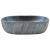 Lavoar de blat, negru și gri, 47x33x13 cm, ceramică, oval GartenMobel Dekor
