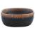Lavoar de blat, negru și portocaliu, 47x33x13cm, ceramică, oval GartenMobel Dekor