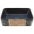 Lavoar de blat negru/maro 46x35,5x13 cm, ceramică, dreptunghi GartenMobel Dekor