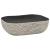 Lavoar de blat gri/negru 48x37,5x13,5 cm, ceramică, dreptunghi GartenMobel Dekor