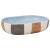 Lavoar de blat, multicolor, 59x40x14 cm, ceramică, oval GartenMobel Dekor