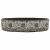 Lavoar de blat negru și albastru 56,5x36,5x13,5cm ceramică oval GartenMobel Dekor