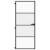 Ușă de interior negru 83x201,5 cm sticlă securiz./aluminiu slim GartenMobel Dekor