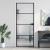 Ușă de interior negru 83x201,5 cm sticlă securiz./aluminiu slim GartenMobel Dekor
