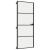 Ușă de interior negru 83x201,5 cm sticlă securiz./aluminiu slim GartenMobel Dekor