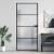 Ușă de interior negru 93x201,5 cm sticlă securiz./aluminiu slim GartenMobel Dekor