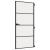 Ușă de interior negru 93x201,5 cm sticlă securiz./aluminiu slim GartenMobel Dekor