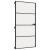 Ușă interior negru 102,5x201,5 cm sticlă securiz./aluminiu slim GartenMobel Dekor