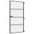 Ușă interior negru 102,5x201,5 cm sticlă securiz./aluminiu slim GartenMobel Dekor