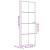 Ușă de interior negru 76x201,5 cm sticlă securiz./aluminiu slim GartenMobel Dekor