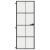 Ușă de interior negru 76x201,5 cm sticlă securiz./aluminiu slim GartenMobel Dekor