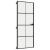 Ușă de interior negru 83x201,5 cm sticlă securiz./aluminiu slim GartenMobel Dekor
