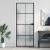 Ușă de interior negru 83x201,5 cm sticlă securiz./aluminiu slim GartenMobel Dekor