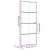 Ușă de interior negru 83x201,5 cm sticlă securiz./aluminiu slim GartenMobel Dekor