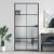 Ușă interior negru 102,5x201,5 cm sticlă securiz./aluminiu slim GartenMobel Dekor