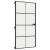 Ușă interior negru 102,5x201,5 cm sticlă securiz./aluminiu slim GartenMobel Dekor