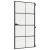 Ușă interior negru 102,5x201,5 cm sticlă securiz./aluminiu slim GartenMobel Dekor