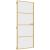 Ușă de interior Slim auriu 83x201,5cm sticlă temperată/aluminiu GartenMobel Dekor