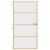Ușă interior Slim auriu 102,5x201,5cm sticlă temperată/aluminiu GartenMobel Dekor