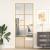 Ușă de interior Slim auriu 83x201,5cm sticlă temperată/aluminiu GartenMobel Dekor