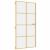 Ușă interior Slim auriu 102,5x201,5cm sticlă temperată/aluminiu GartenMobel Dekor