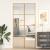 Ușă interior Slim auriu 102,5x201,5cm sticlă temperată/aluminiu GartenMobel Dekor