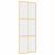 Ușă glisantă auriu 76x205 cm sticlă ESG transparentă/aluminiu GartenMobel Dekor