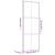 Ușă glisantă auriu 76x205 cm sticlă ESG transparentă/aluminiu GartenMobel Dekor